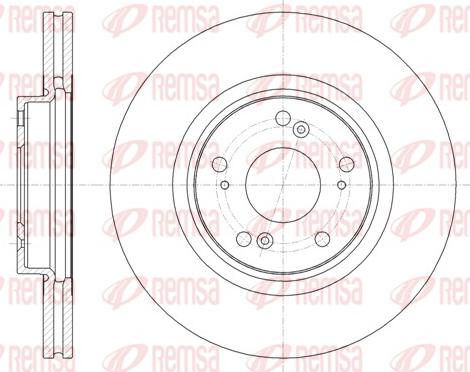 Remsa 61359.10 - Disque de frein cwaw.fr