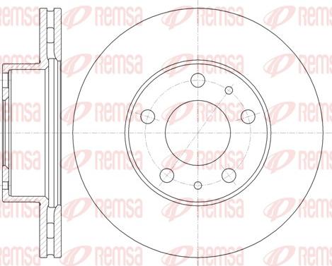 Remsa 61351.10 - Disque de frein cwaw.fr