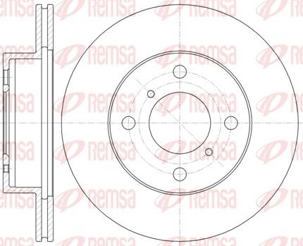 Remsa 61353.10 - Disque de frein cwaw.fr