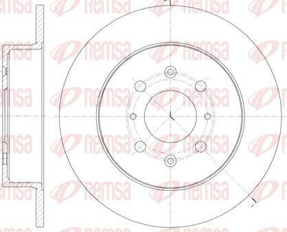 Remsa 61352.00 - Disque de frein cwaw.fr