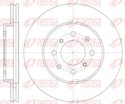 Remsa 61357.10 - Disque de frein cwaw.fr