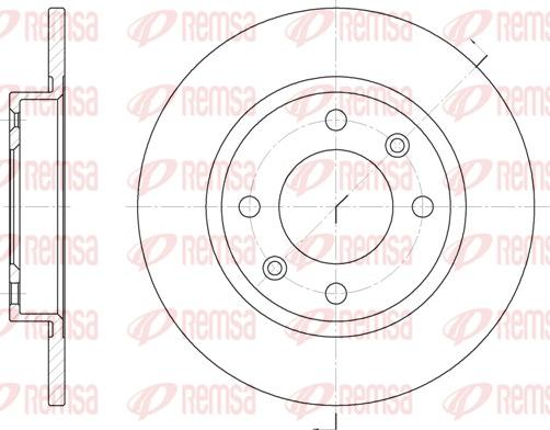 Remsa 6136.00 - Disque de frein cwaw.fr