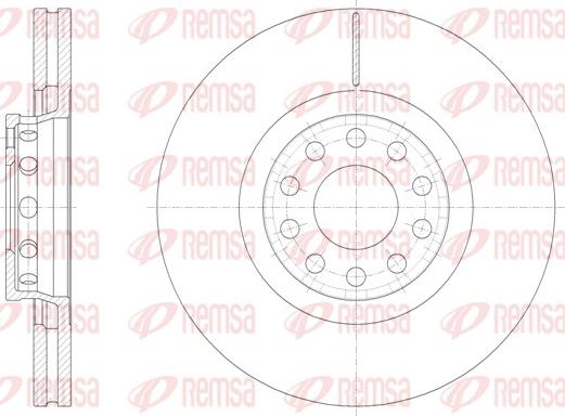 Remsa 61362.10 - Disque de frein cwaw.fr