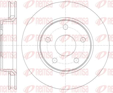 Remsa 61367.10 - Disque de frein cwaw.fr