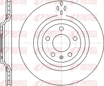 Remsa 61309.10 - Disque de frein cwaw.fr