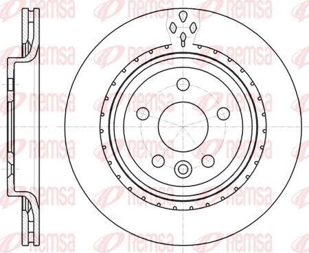 Remsa 61305.10 - Disque de frein cwaw.fr