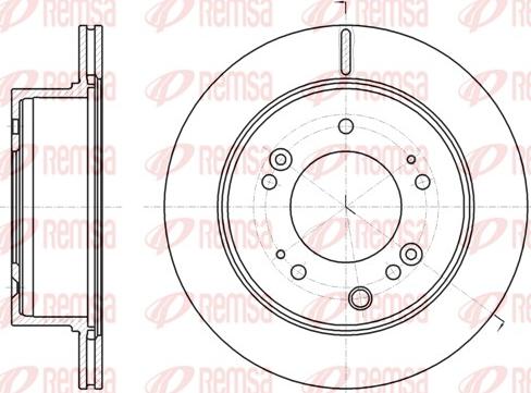 Remsa 61306.10 - Disque de frein cwaw.fr