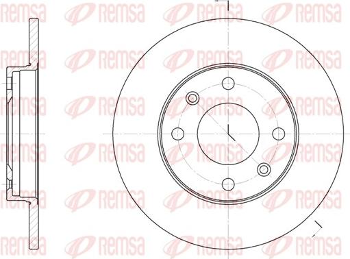 Remsa 6130.00 - Disque de frein cwaw.fr