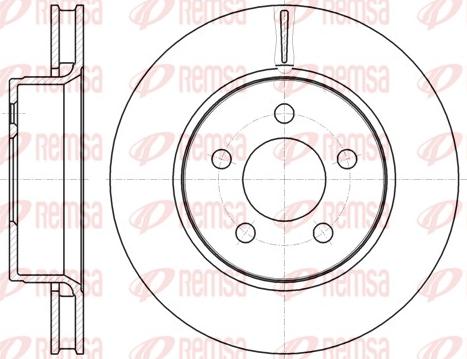 Remsa 61301.10 - Disque de frein cwaw.fr