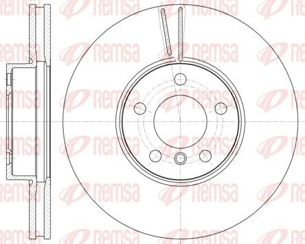 Remsa 61307.10 - Disque de frein cwaw.fr