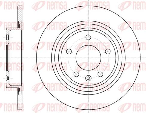 Remsa 61315.00 - Disque de frein cwaw.fr