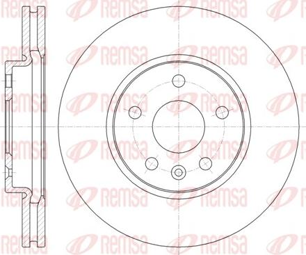 Remsa 61313.10 - Disque de frein cwaw.fr