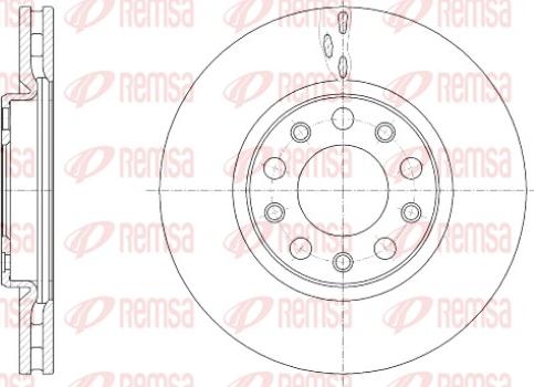 Remsa 61389.10 - Disque de frein cwaw.fr