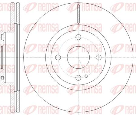 Remsa 61380.10 - Disque de frein cwaw.fr