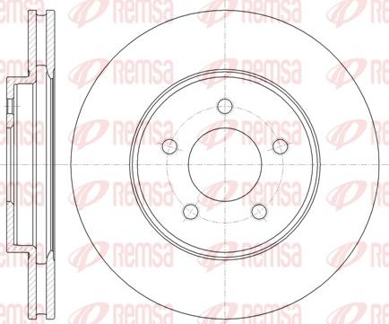 Remsa 61376.10 - Disque de frein cwaw.fr