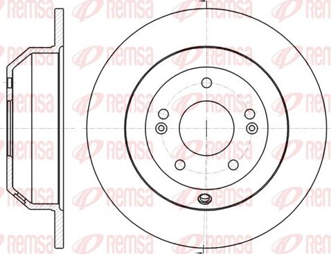 Remsa 61373.00 - Disque de frein cwaw.fr