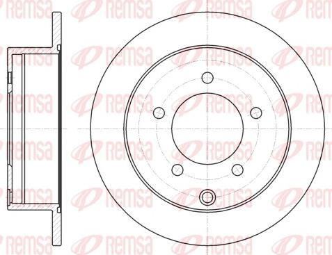 Remsa 61377.00 - Disque de frein cwaw.fr