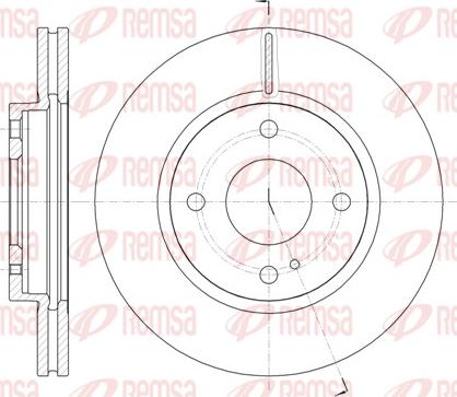 Remsa 61299.10 - Disque de frein cwaw.fr