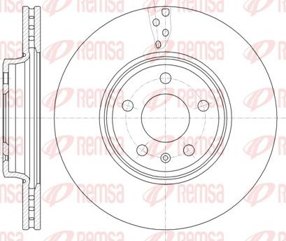 Remsa 61292.10 - Disque de frein cwaw.fr