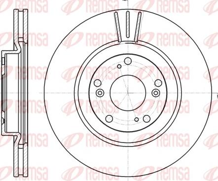 Remsa 61297.10 - Disque de frein cwaw.fr