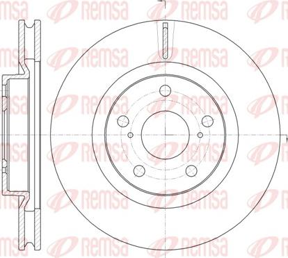 Remsa 61259.10 - Disque de frein cwaw.fr