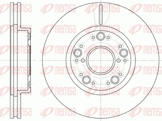 Remsa 61251.10 - Disque de frein cwaw.fr