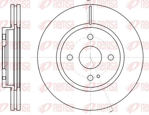 Remsa 61266.10 - Disque de frein cwaw.fr