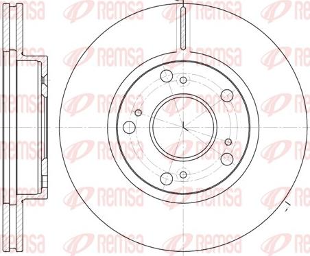 Remsa 61263.10 - Disque de frein cwaw.fr