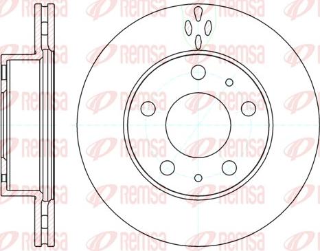 Remsa 61204.10 - Disque de frein cwaw.fr