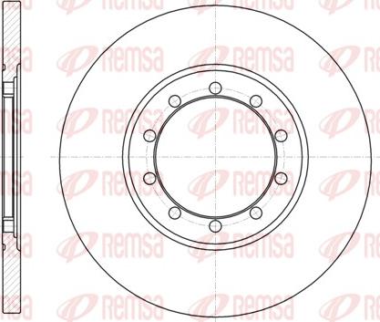 Remsa 61201.00 - Disque de frein cwaw.fr