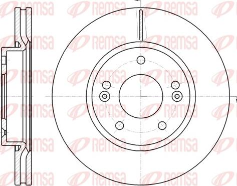 Remsa 61208.10 - Disque de frein cwaw.fr