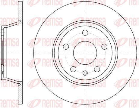 Remsa 61214.00 - Disque de frein cwaw.fr