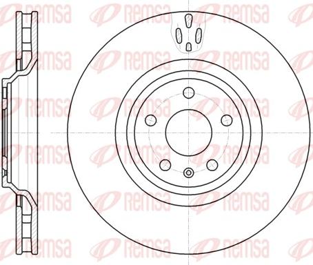 Remsa 61213.10 - Disque de frein cwaw.fr