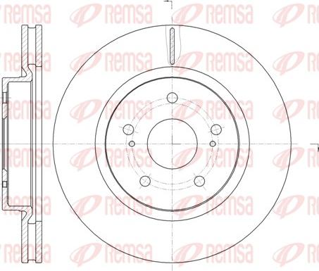 Remsa 61212.10 - Disque de frein cwaw.fr