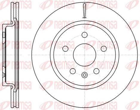 Remsa 61284.10 - Disque de frein cwaw.fr