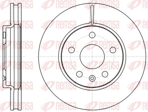 Remsa 61285.10 - Disque de frein cwaw.fr