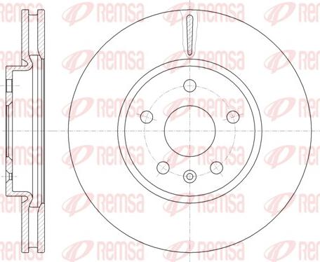 Remsa 61286.10 - Disque de frein cwaw.fr