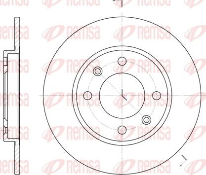 Remsa 6128.00 - Disque de frein cwaw.fr