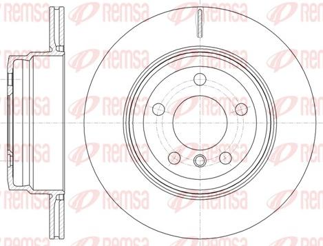 Remsa 61287.10 - Disque de frein cwaw.fr