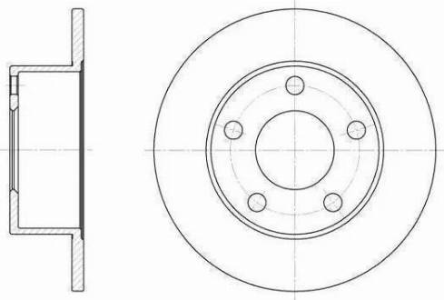 BOSCH 986478132 - Disque de frein cwaw.fr