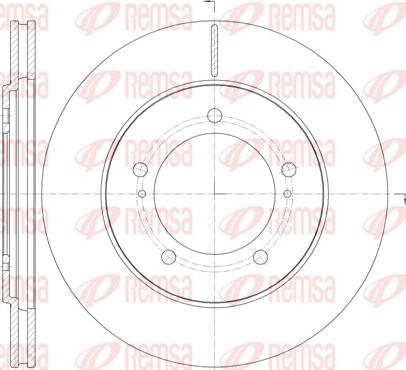 Remsa 61233.10 - Disque de frein cwaw.fr