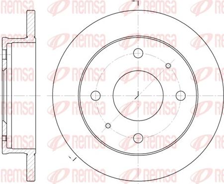 Remsa 61226.00 - Disque de frein cwaw.fr