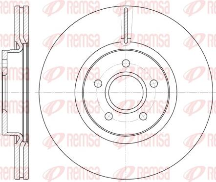 Remsa 61223.10 - Disque de frein cwaw.fr