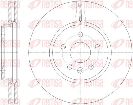 Remsa 61794.10 - Disque de frein cwaw.fr