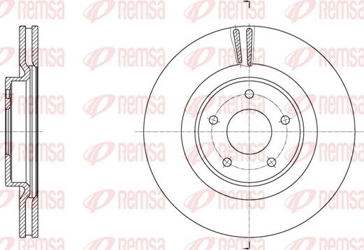 Remsa 61790.10 - Disque de frein cwaw.fr