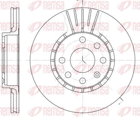 Remsa 6174.10 - Disque de frein cwaw.fr