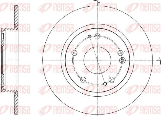 Remsa 61756.00 - Disque de frein cwaw.fr