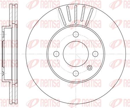 Remsa 6175.10 - Disque de frein cwaw.fr