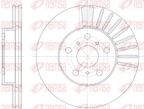 Remsa 6170.10 - Disque de frein cwaw.fr