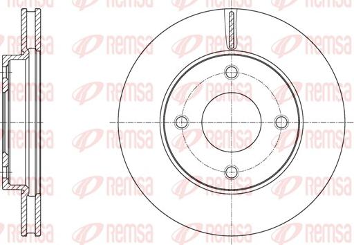 Remsa 61716.10 - Disque de frein cwaw.fr